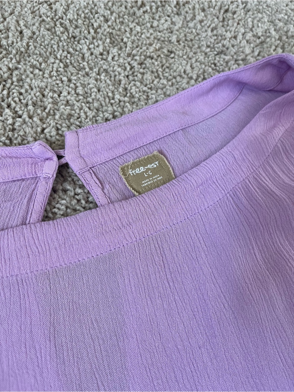Free People free-est Delilah Skort Set - Lilac Bouqet | Large NWOT - Picture 6 of 6